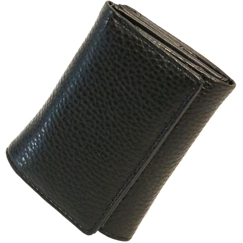 

[Berkut] black trifold wallet men s Popularity genuine leather large capacity italian leather ladies compact trifold wallet mini wallet 1071040-F-003a