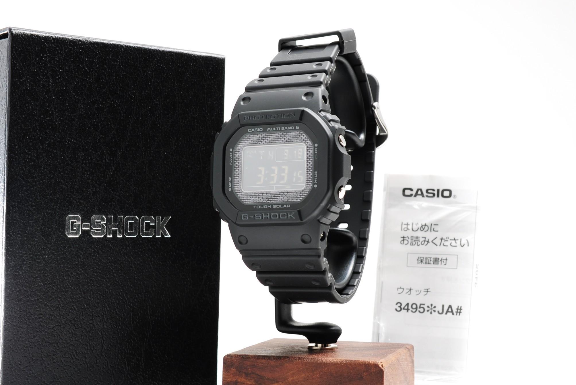 

CASIO G-SHOCK GW-5000HS-1JF Black HERITAGE Series Solar Radio Digital Men Watch New