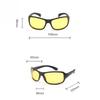 Night Vision Glasses Anti-Glare Fashion Sunglasses Yellow Polarized Lens Driving Goggles For Car Drivers Car Accessries