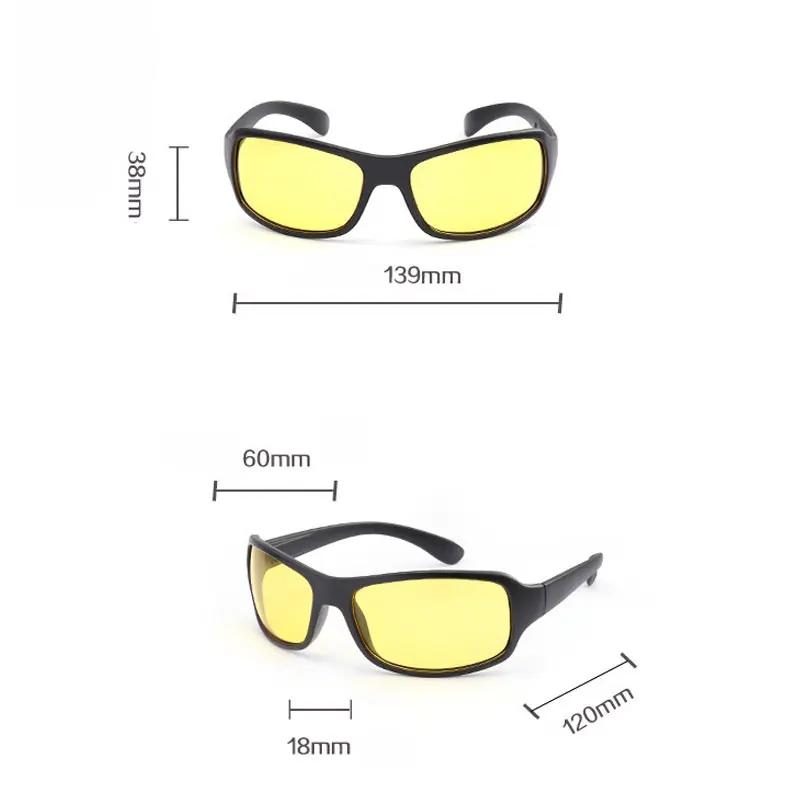 Night Vision Glasses Anti-Glare Fashion Sunglasses Yellow Polarized Lens Driving Goggles For Car Drivers Car Accessries