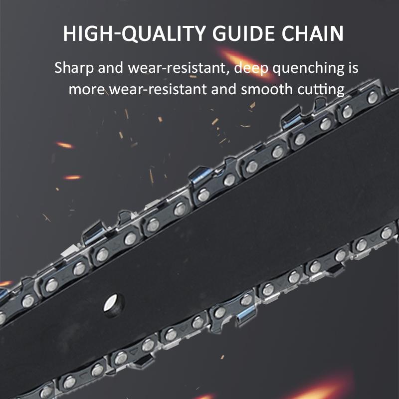 88V 2400W Electric Chain Saw Lithium Battery Mini Pruning Saw Cordless Tree Logging Trimming Saw Garden Tool For Wood Cutting  Black