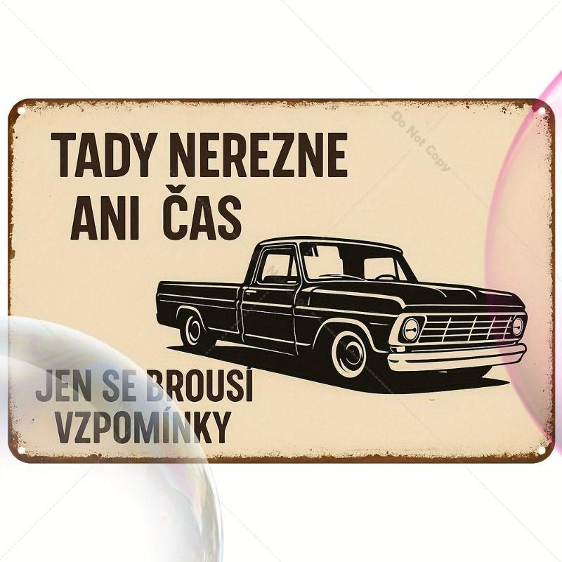 

Vintage Metal Sign Road Trip Decor Man Cave Garage Wall Art Tin Poster