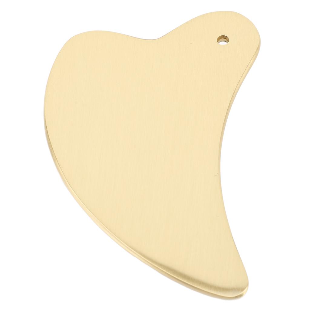 Gua Sha Facial Tool Copper Facial Scraping Massage Tool Promote Circulation Face Guasha Board Portable Face Scraping Plate for Face Lifing