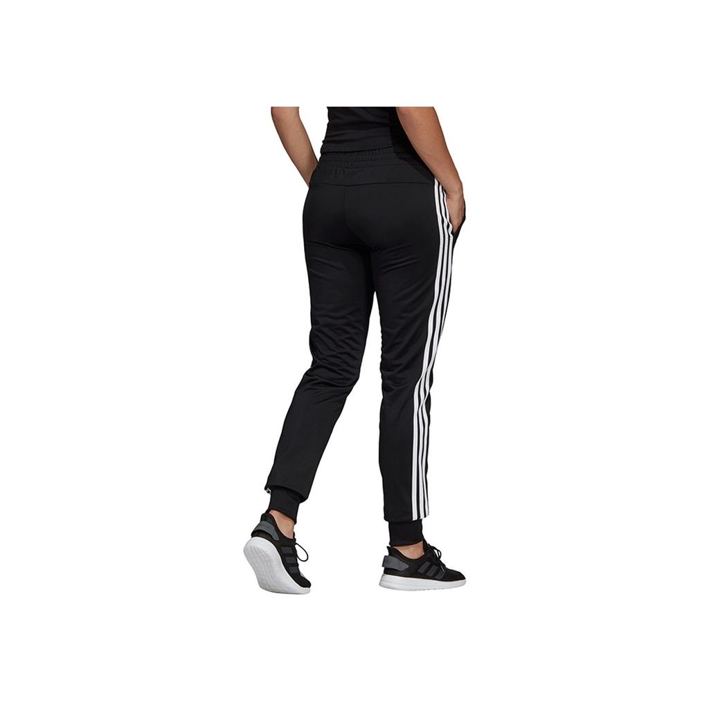 Adidas Essentials 3-Stripes Fleece Joggers Women Bottoms Black DP2382