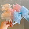 Solid Color Sparkling Bow Hairband Rhinestones Kids Hair Accessories  Children Accessories