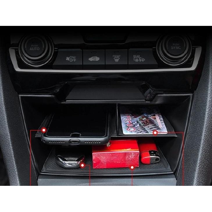 For Honda 10/11th Civic Sedan Si Hatchback Type R Center Console Storage Compartment Sorting, Storage Box Interior Supplies