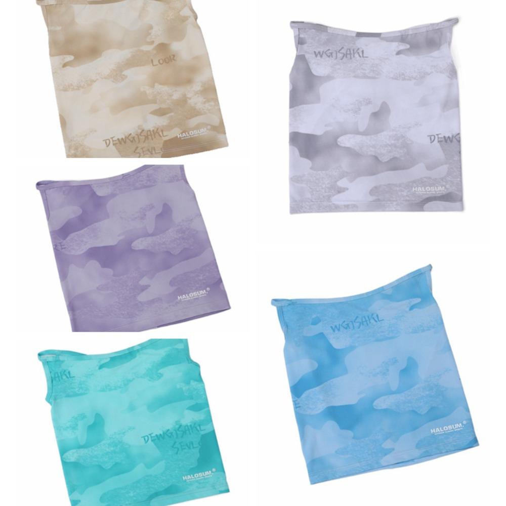 UV Protection Sunshade Veil Face Cover Ear Hanging Ice Silk Face Mask Sunscreen Face Mask  Fishing