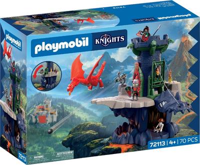 Playmobil Knights Toy Set Dragon Knights Tower 70 Pieces 72113 (4008789721136)