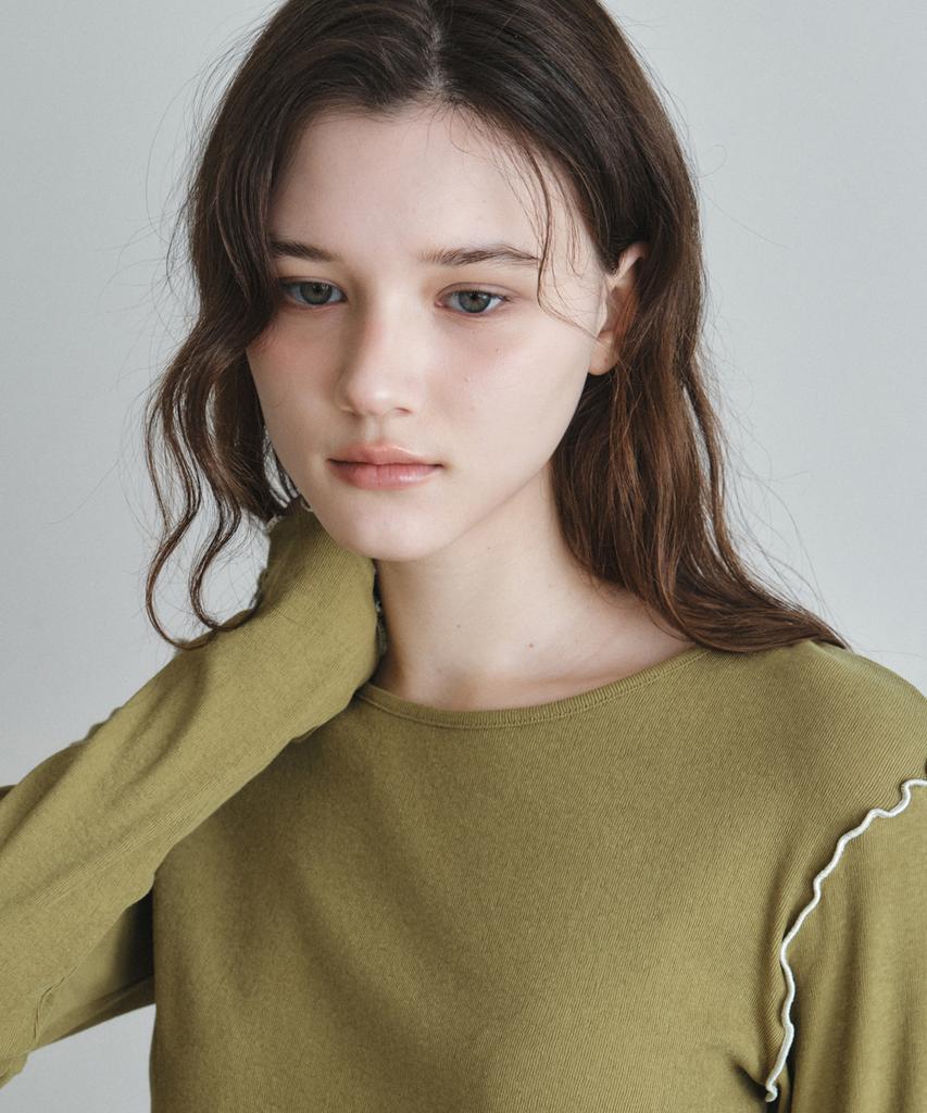Wednesday Oasis For Woman Soft Wave Crop T-Shirt_Olive(W26Tp12)