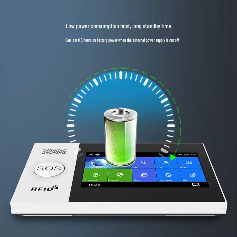 Tuya 4.3-inch Touchscreen GSM WiFi Smart Home Anti-Theft Alarm System