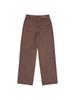 KIRSH Pigment-Dyed Curved Pants [Dark Brown]