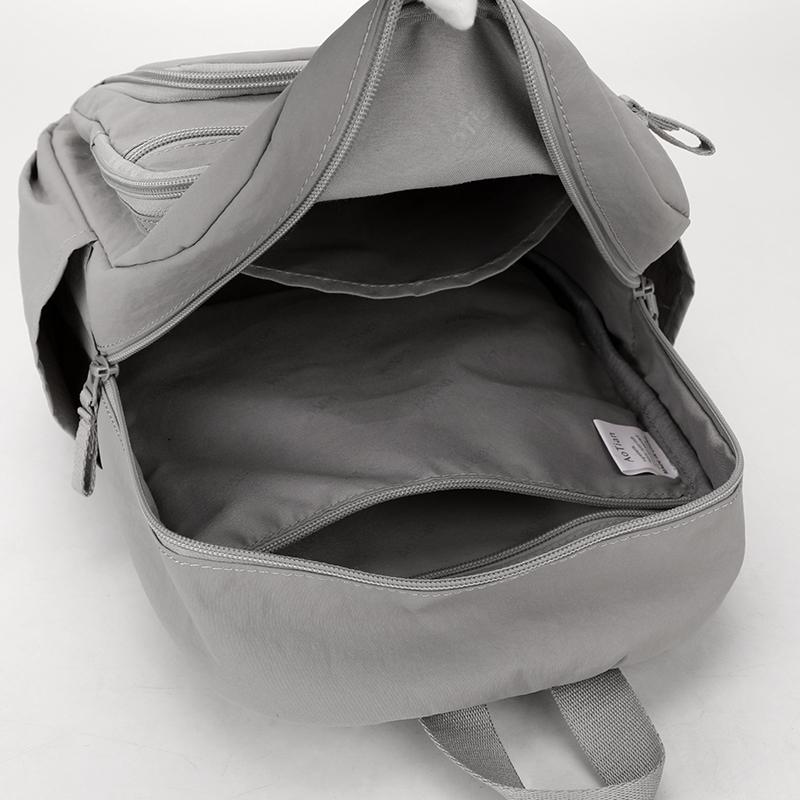 Backpack Nylon Waterproof  Laptop Unisex Casual Mochila Sports Travel Zipper Lightweight Rucksacks