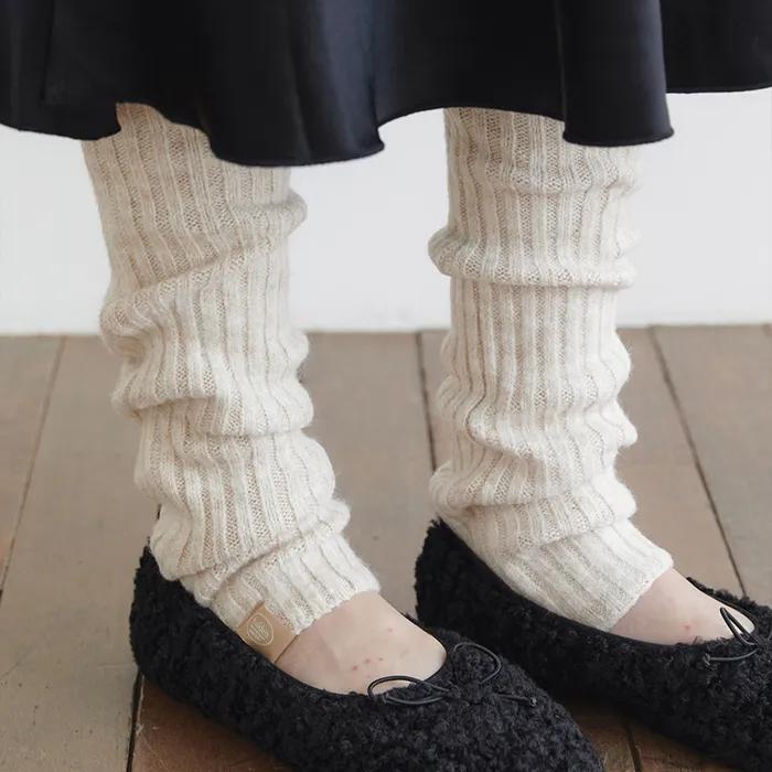 knit leg warmer (F001_ivory)