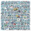 1050 100Pcs Kawaii Hatsune Miku Q Version Cute Funny Creative Graffiti Stickers Kids Toy Decals For Water Cup Scrapbook Guitar