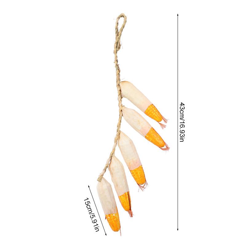 Artificial Fruit Vegetables Fake Chili Garlic Pumpkin For Home Kitchen Farm Party Wall Hanging Decoration Foam Pepper Strings