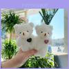 Love Bear Dog Plush Pendant Toy Key Chain For Adorable Decorations Soft And Durable 11cm Birthday Gift