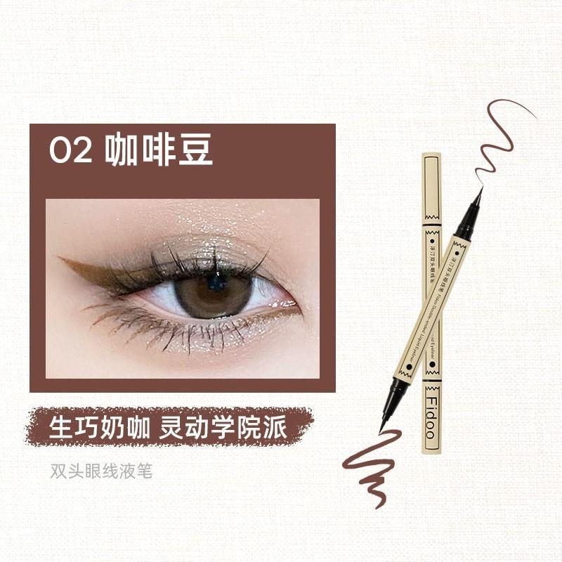 Fidoo - Double Head Liquid Eyeliner - 4 Colors