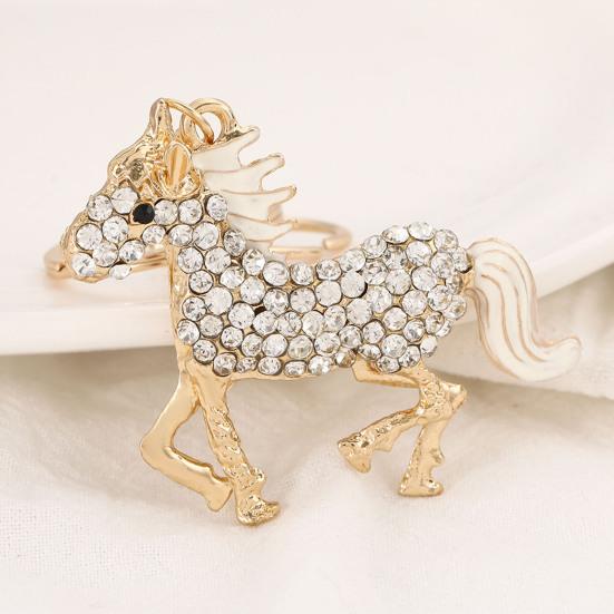 Keychain Pendant 2026 Year of Horse Mascot Good Luck Charm Key Chain Bags Backpacks Car Decoration Chinese New Year Gift