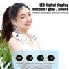 3000 Mah LED portátil verão ar refrigeração pendurado pescoço ventilador lâminas ao ar livre esportes viagem wearable usb neckband pendurado pescoço ventiladores