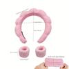 3pcs/set Soft SPA Headband Makeup Face Wash Headband Wrist Band High Top Sponge Headband Fashion Headband