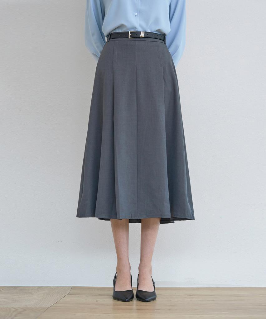 VISITINNEWYORK Belted Half Banding Skirt (Vb2Srf1)