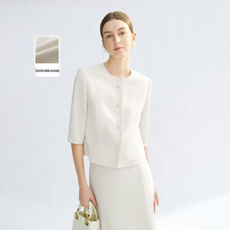 

Элегантная женская короткая куртка Lancy из ацетатной смеси XL