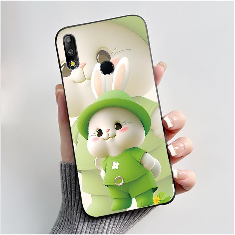 Case For Asus Zenfone Max Pro M2 ZB631KL X01BDA / M2 ZB633KL X01AD X01BD Cover Cute Love Rabbit Cool Cartoon Soft Silicone Funda