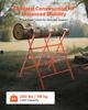 Saw Horses, 2 Pack Folding Work Horses, 117.9 kg Load Capacity Sawhorse with Heavy Duty Legs, Adjustable Height Saw Horse with Non-Slip Foot Pads, for