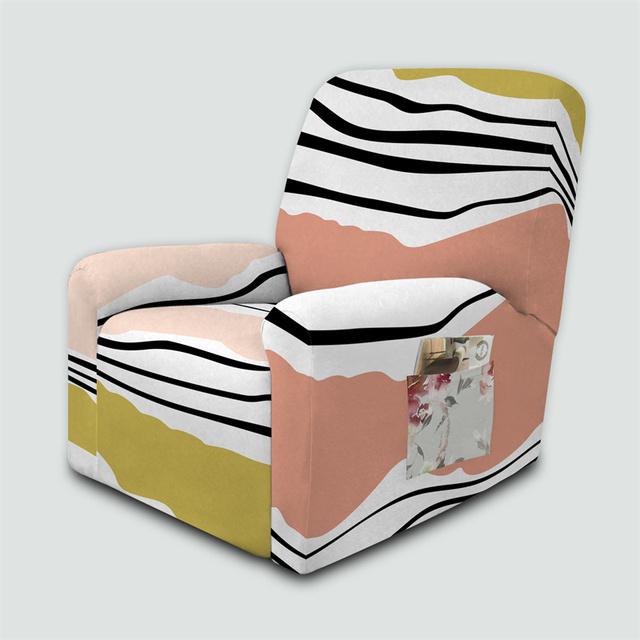 

Чехол на кресло для отдыха, чехол на кресло для ленивого мальчика, чехлы для дивана из спандекса, чехол для массажного кресла «все включено» с цифровым принтом Only Recliner cover