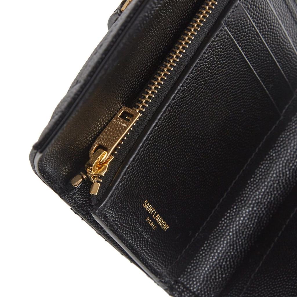 [Saint Laurent] SS25 Women's Monogram Compact Wallet 651028 BOW91 1000