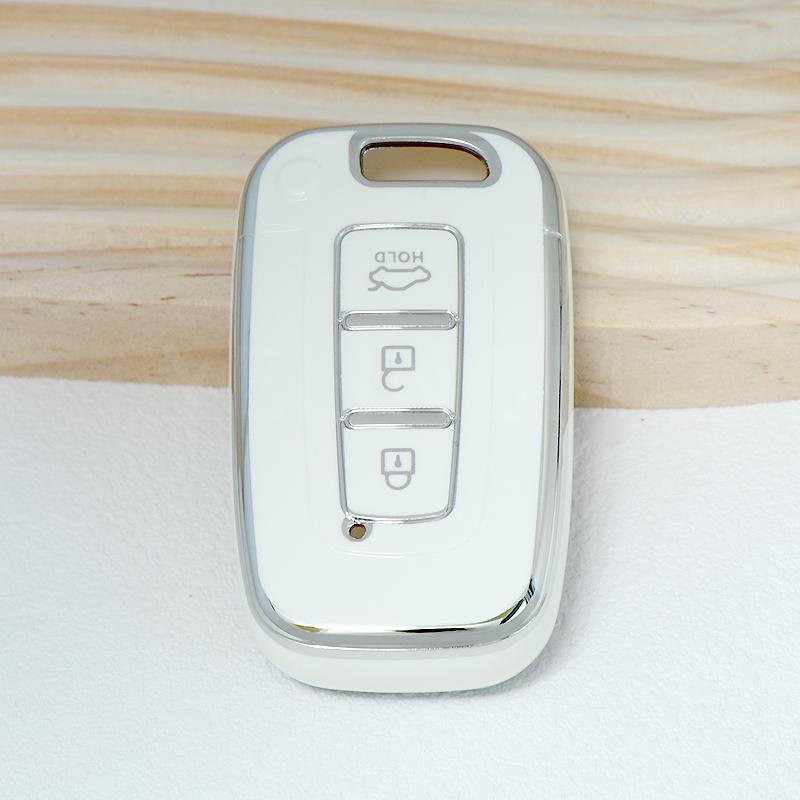 3 4 Buttons Tpu Car Key Case Cover For Hyundai Ix35 Sonata 8 For Kia Forte Rio 3 K2 K3 K5 Sportage Auto Key Chain Accessories