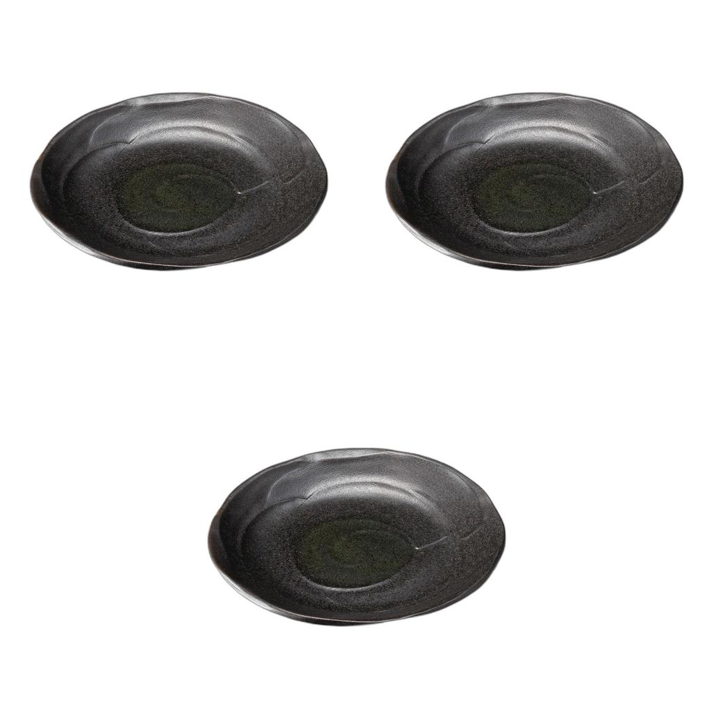 Set of 3 Yamashina Plates x Large Ceramic Plates Setomonohonpo 8.0 [24.5 3cm]