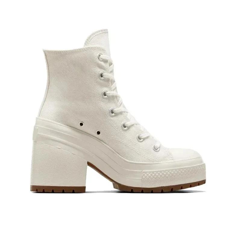 2024 New Hot Seller Women Platform Sneakers Canvas Shoes Personalized Luxry Heels Skateboard Casual Fashion Vulcanized Shoes