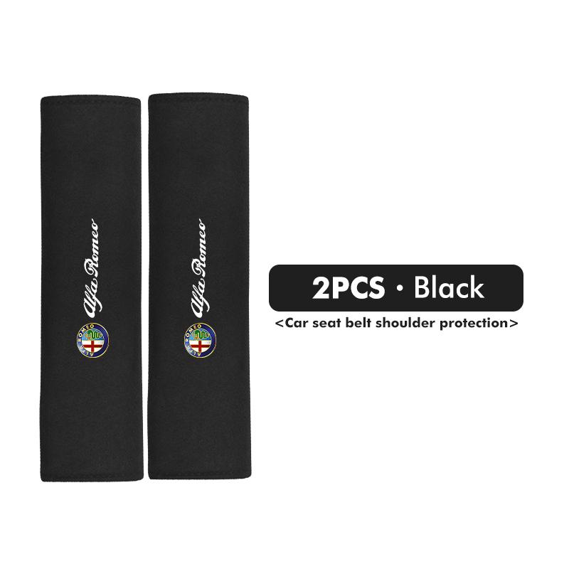 Car Stickers For Alfa Romeo Car Seat Belt Cover Adjustable Safety Belt Shoulder Padding Protection Pad For Alfa Romeo 159 Giulie