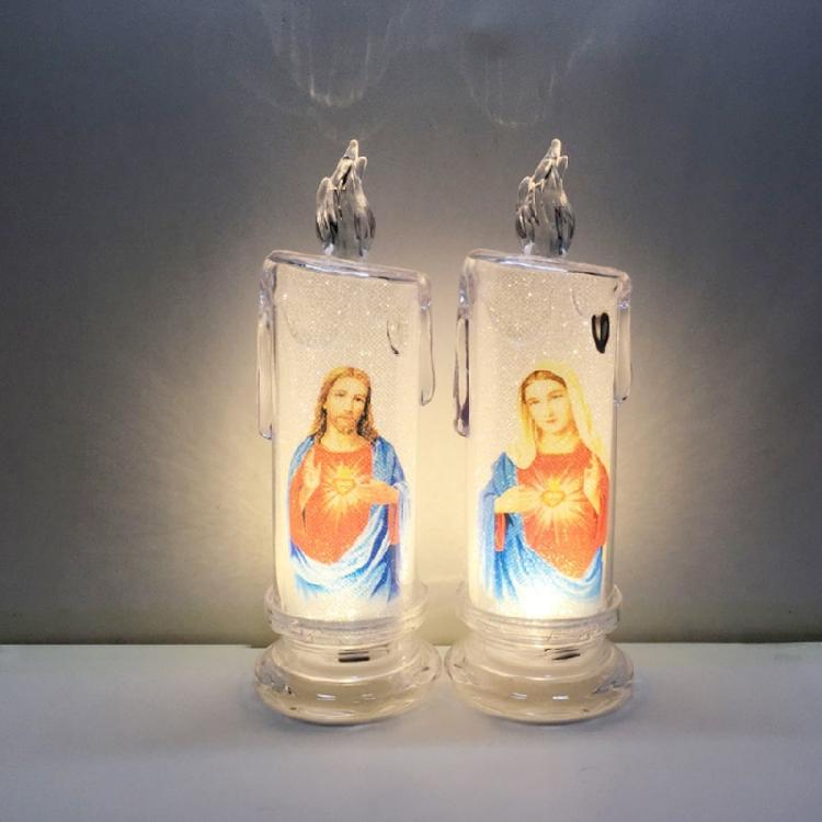 Christian Led Night Holy Family Figurine Safe Led Night Lamp Supplies