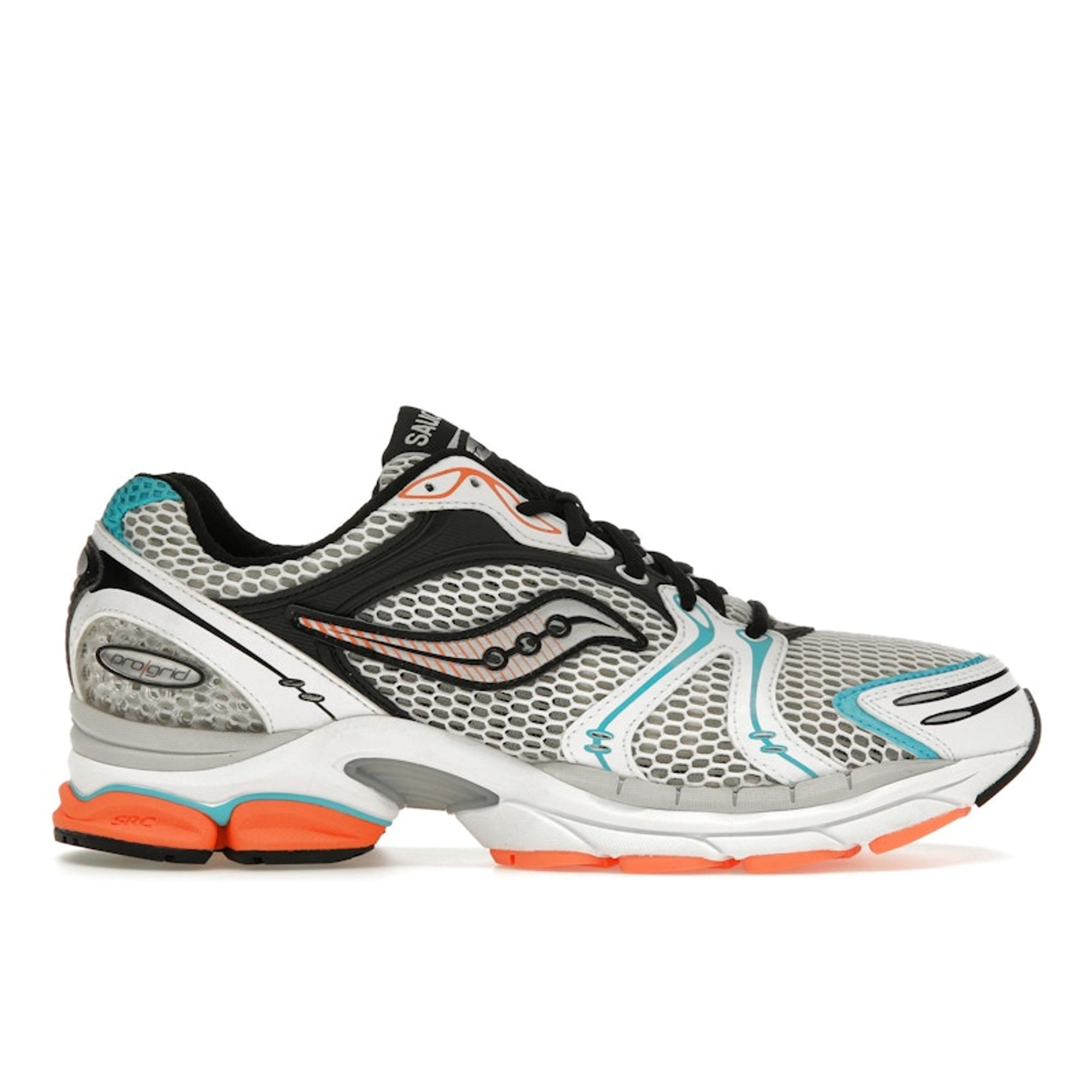 Saucony ProGrid Triumph 4 White Blue Orange Men Sneakers Silver S70704-4 41