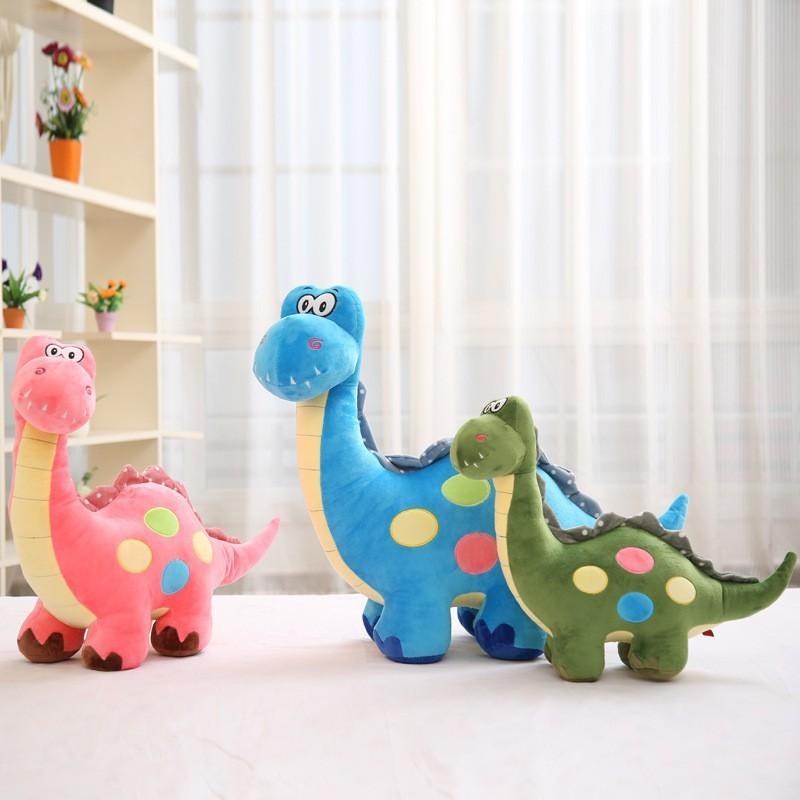 Giocattolo Dinosauro di Peluche con Imbottitura Morbida in Cotone per Regalo di Compleanno e Gioco dei Bambini