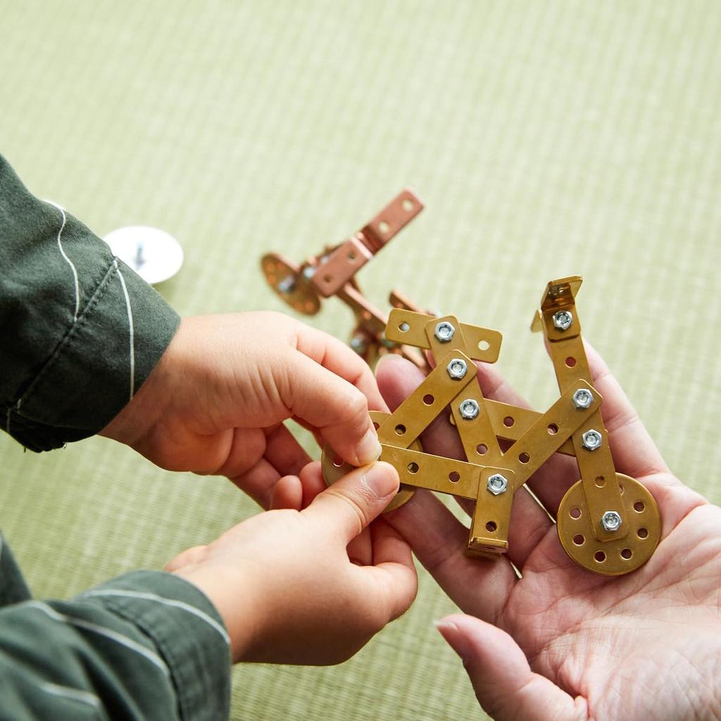 Zaoh Block Butterfly, Metal, Blue, Yellow-Green, Pink, Living Creatures, Animals, Insects, Educational, Tactile, Spatial Recognition, 3D Recognition,