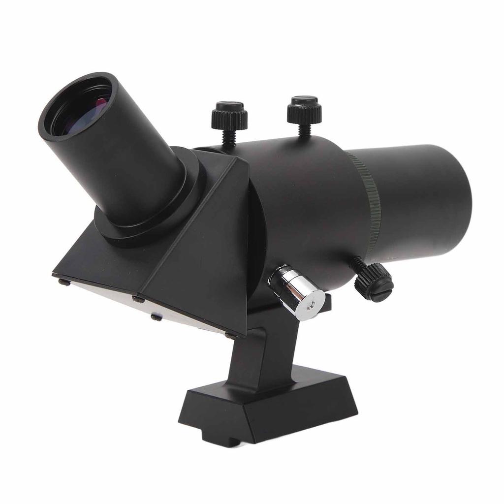 6X30 Finder Scope 45 Degree Full Image FMC HD Multilayer Coating Metal Finderscope with Fixed Bracket for Astronomical