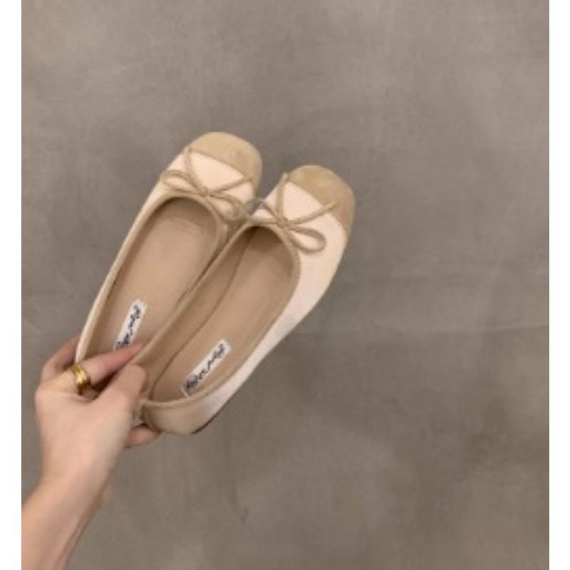 Elegant Flat Shoes Single Shoes Women's Shoes Soft-soled Ballet Shoes