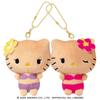 CRUX Nico Plush Keychain Sanrio Hello Kitty Tan Kitty & Mimmy B Gal Kitty 131988