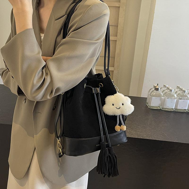 Damenrucksack mit großem Fassungsvermögen Herbst und Winter PU-Leder Bucket Bag Beliebte vielseitige Schulter-Umhängetasche für Damen ARI