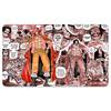OPCG One Piece Playmat Luffy Law Zoro Ace Perona Trading Card Game Mat Dedicated Card Play Against Table Mat