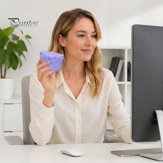 Realistic Cheese Shaped Toys Blueberry Squeeze Toy, Stress Relief Block Sensory Slow Tools Rising Cube Pinch Toy for Home Office Focus Aid Fidget
