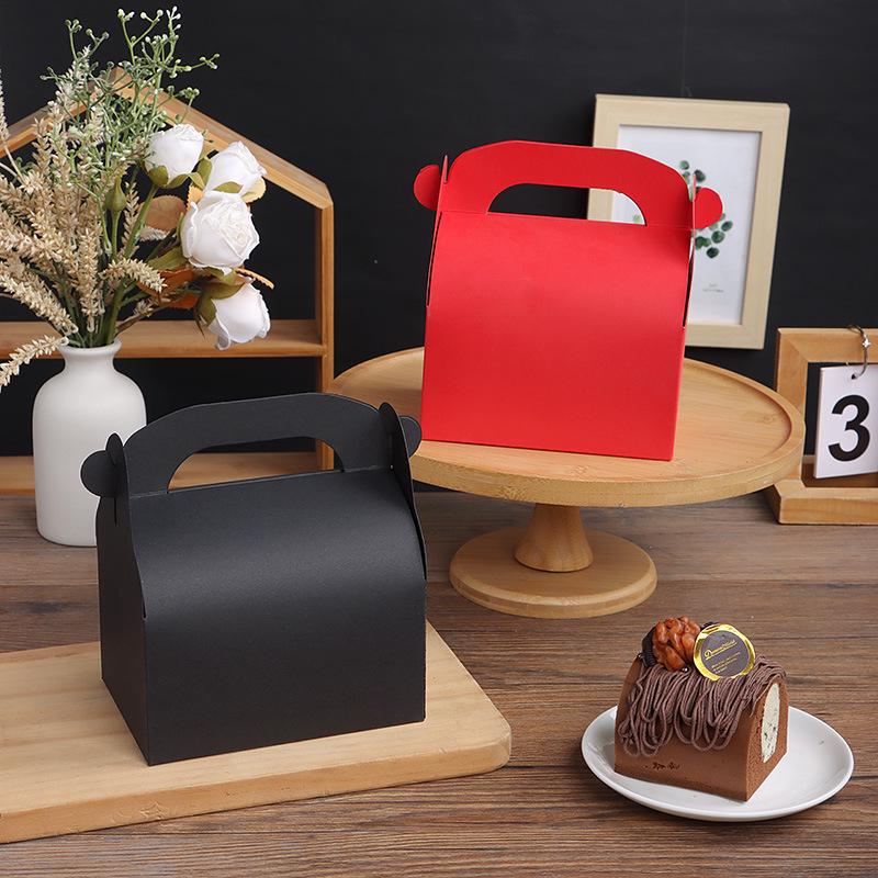 Ruční krabička na švýcarskou roládu a pečivo na dorty, sendviče a sušenky.