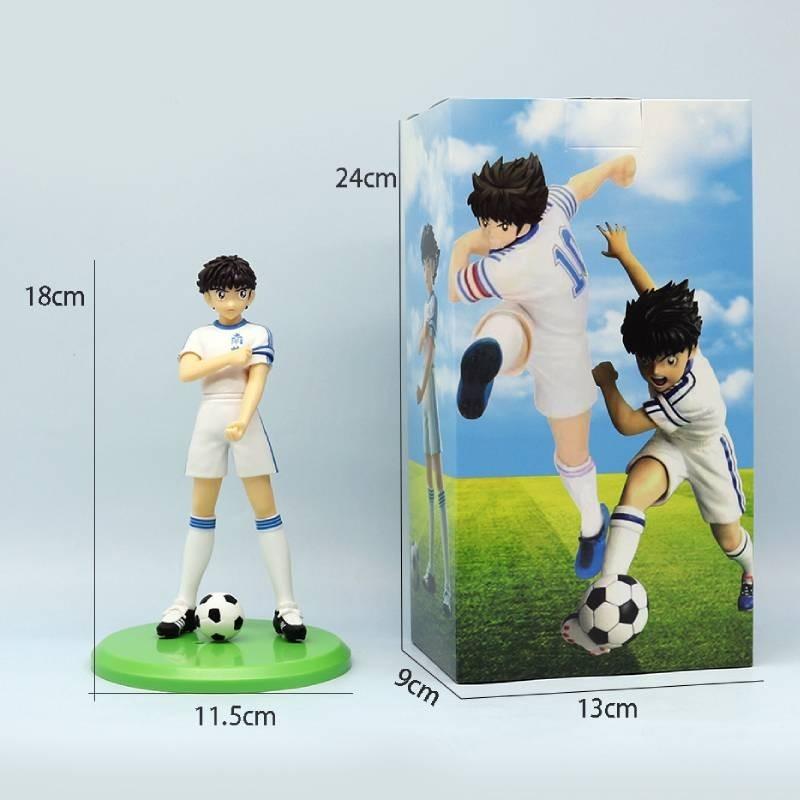 Captain Tsubasa Pvc Action Figure Featuring Tsubasa Ozora In White Kit 19cm Anime Character Collectible