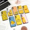 Adorable Yellow D-Duck Phone Case For Samsung S 25,24,23,22,30,21,10,9,Ultra,Plus,Lite,FE,4,5 G Soft Black Case