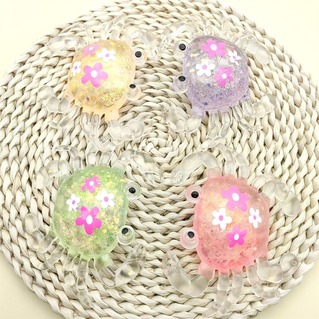 Marine Animals Starfish Shells Decompression Funny Silly Mallards Crabs Maltose Balls Squeezing Squishy Adult Kids Gift Toy