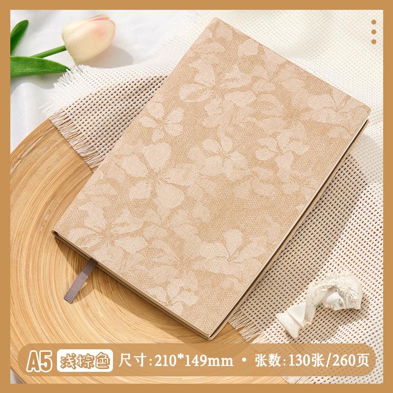 Hot Selling Mini Gift Fabric PU Creative A5 Notebook Custom Thickened High-Value Cloth Pattern Carry-On Diary Notepad