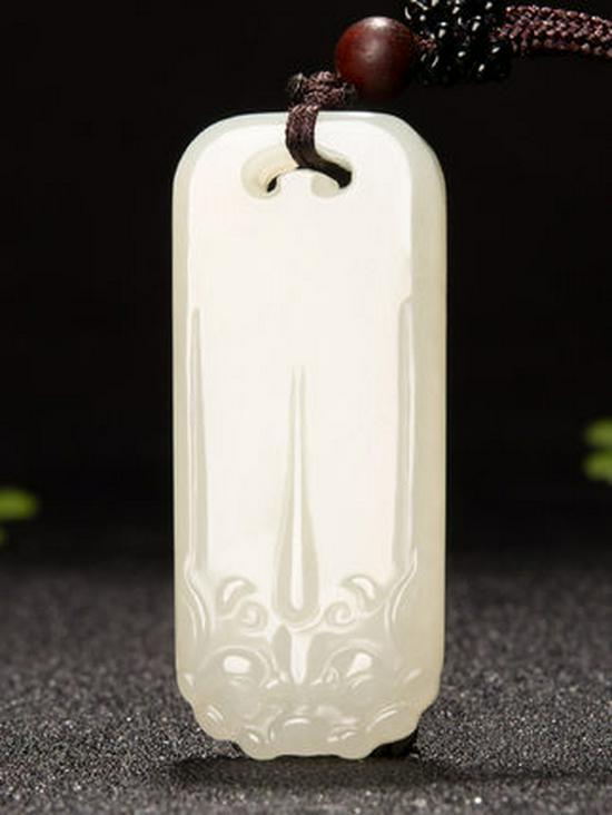 Certified Xinjiang Hetian Jade Double-sided Pixiu Beast Pendant